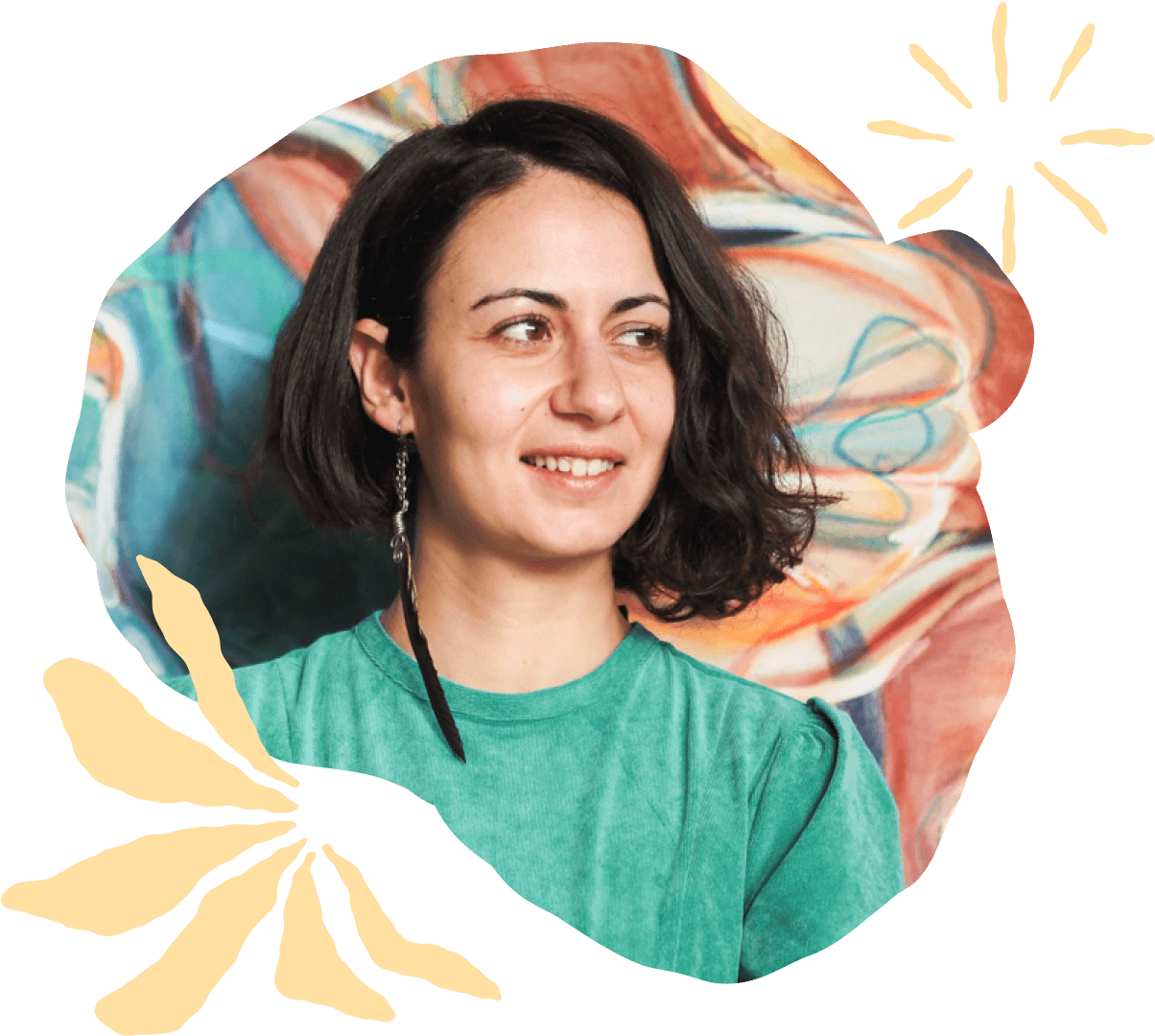 Adamantia Klonaris smiling